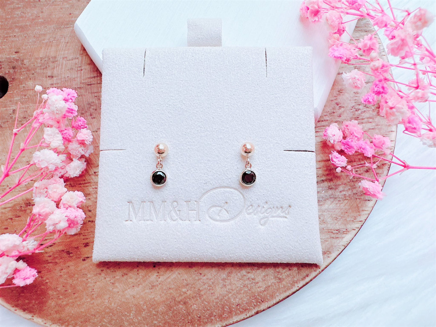 Elegant Stud Earrings with Cubic Zirconia