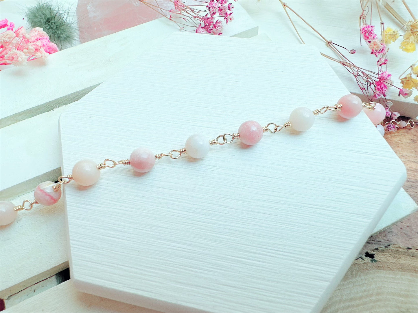 Pink Opal Bracelet