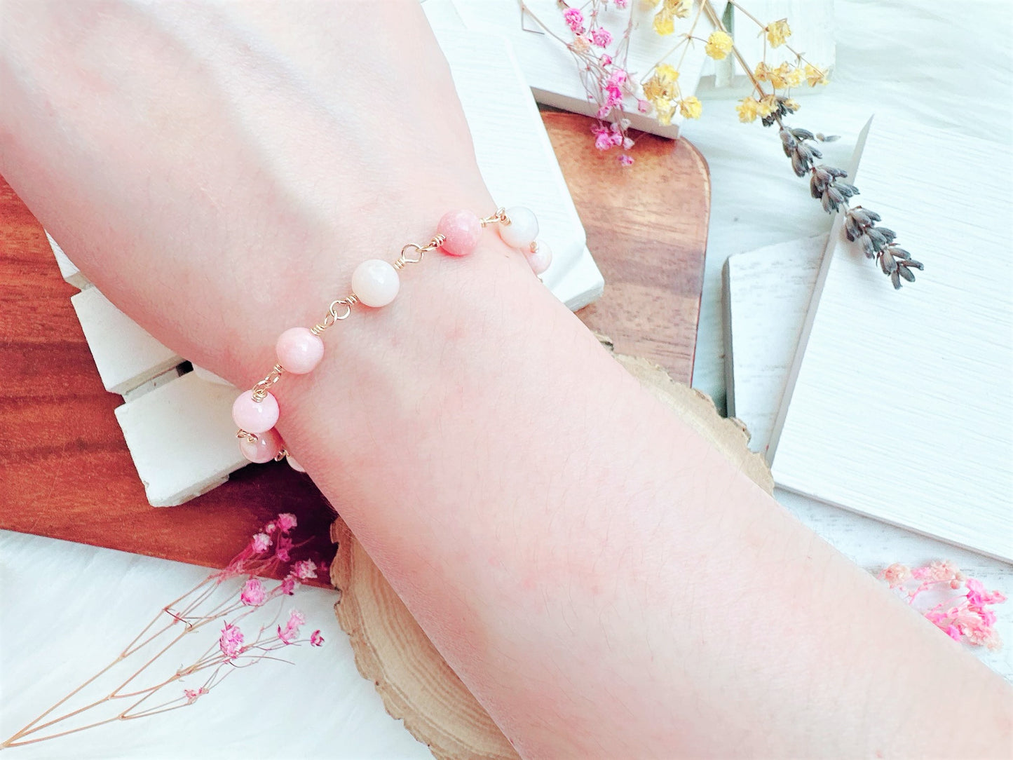 Pink Opal Bracelet