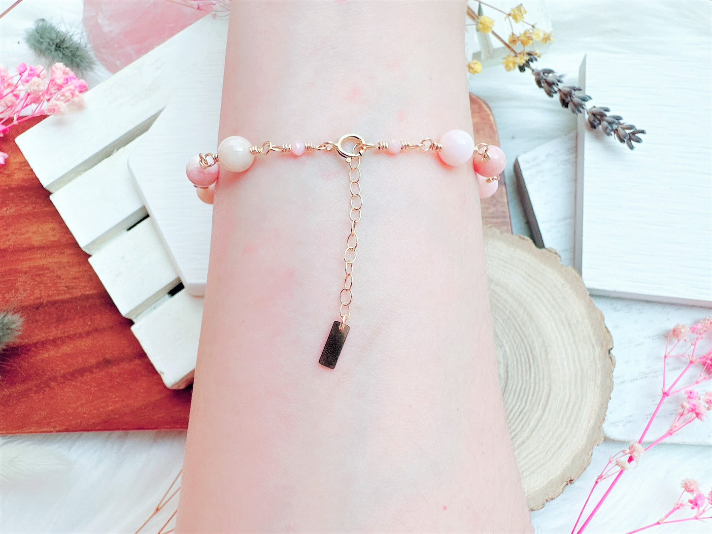 Pink Opal Bracelet