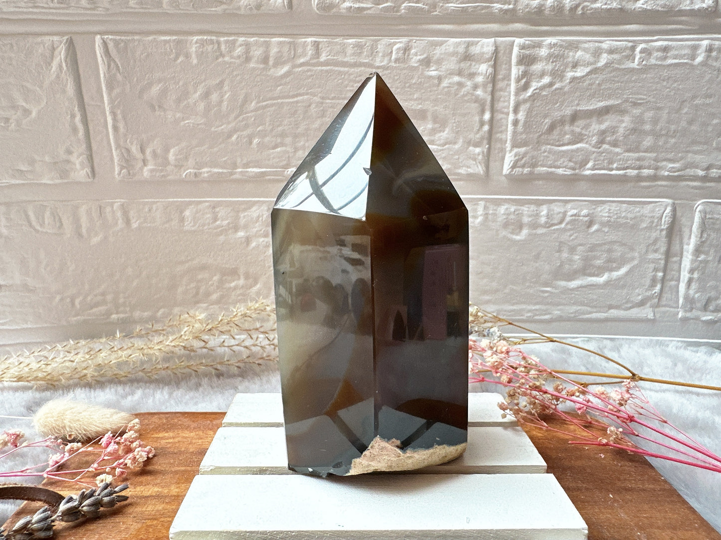 Agate Tower with Druzy