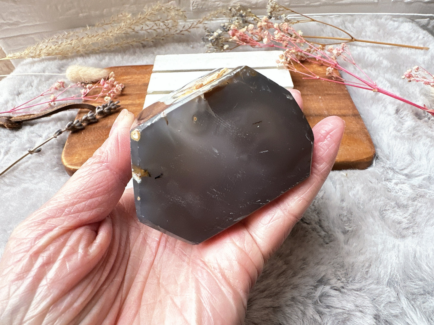 Agate Tower with Druzy