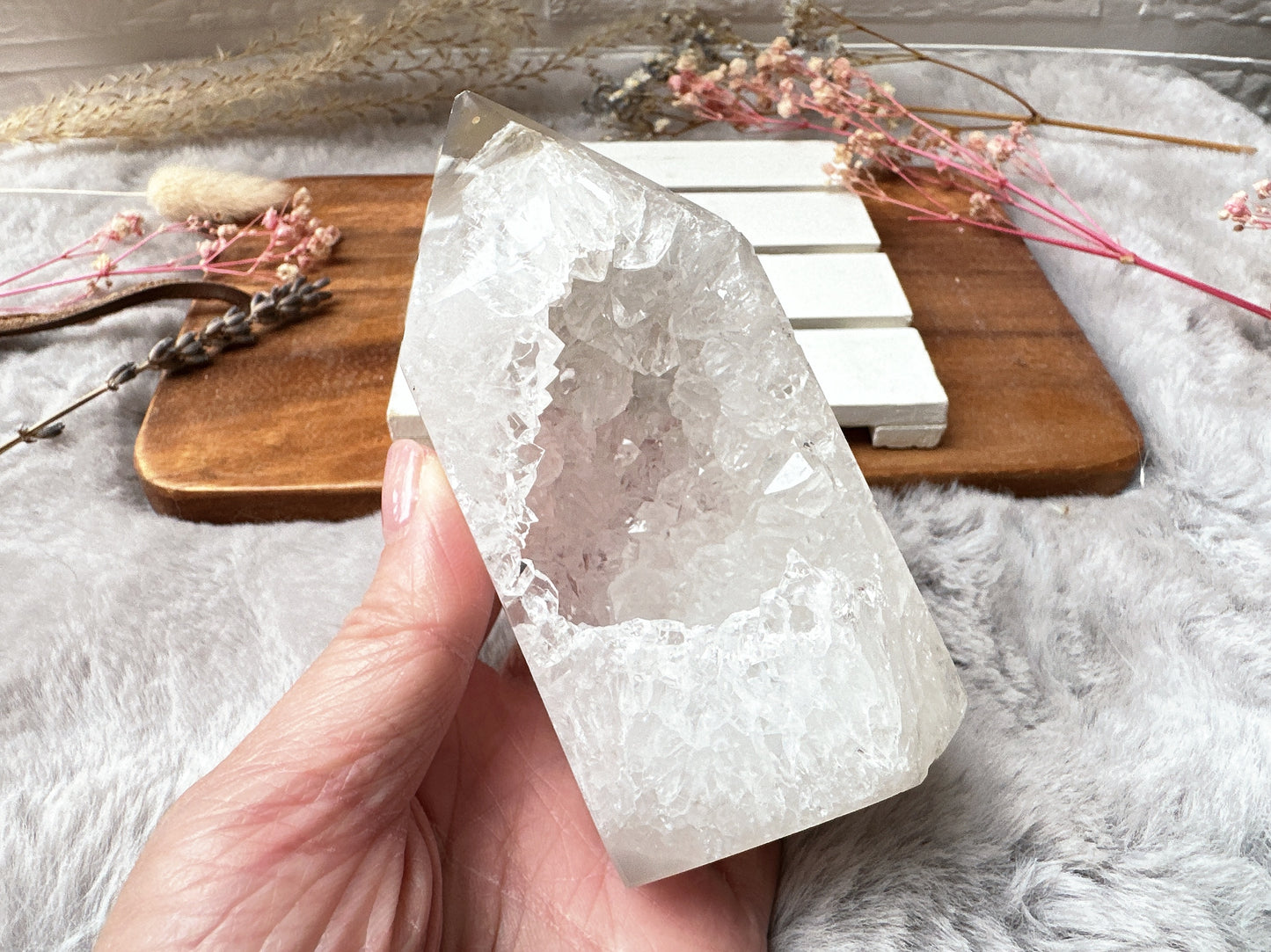 Agate Tower with Druzy