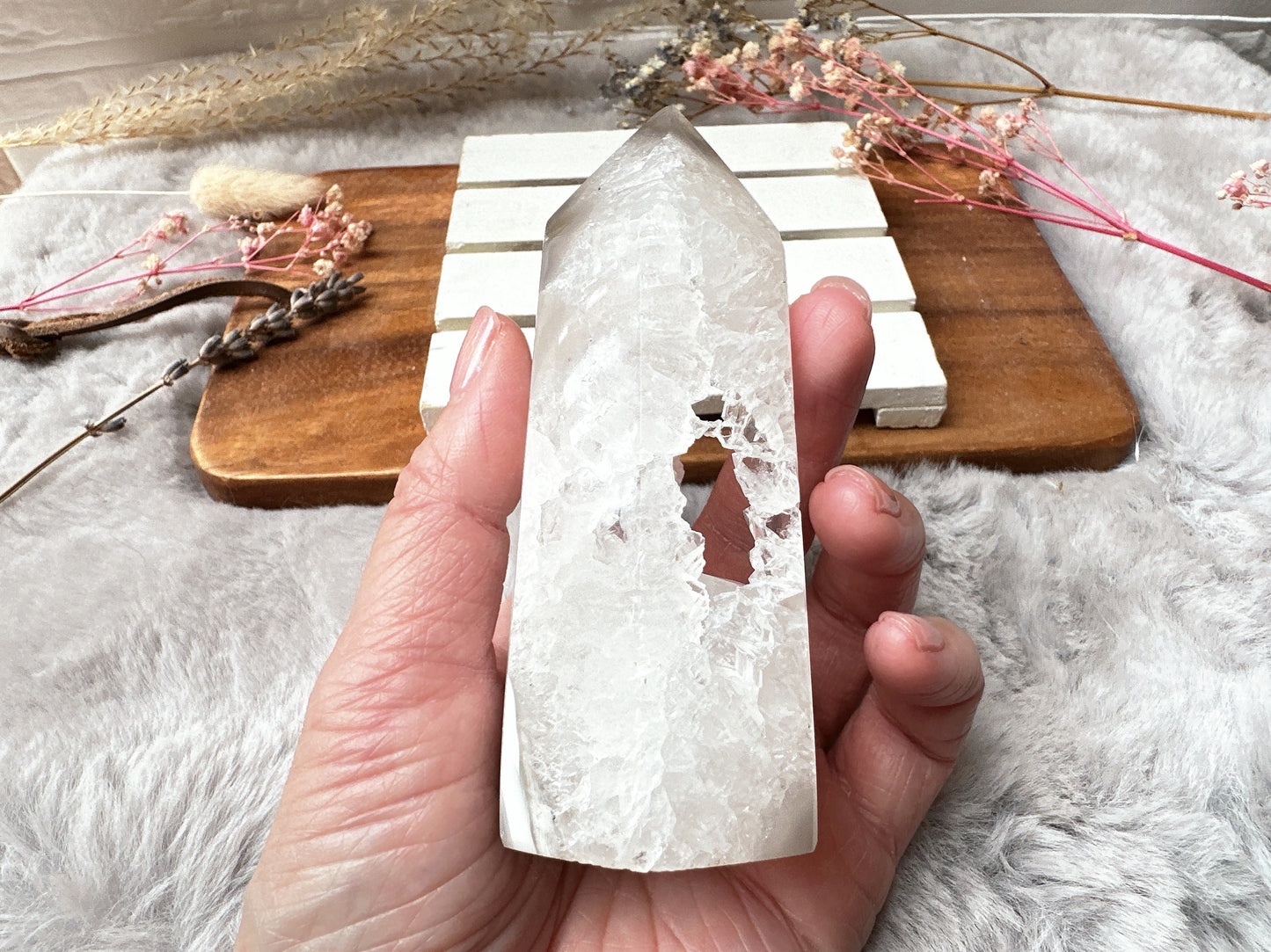 Agate Tower with Druzy