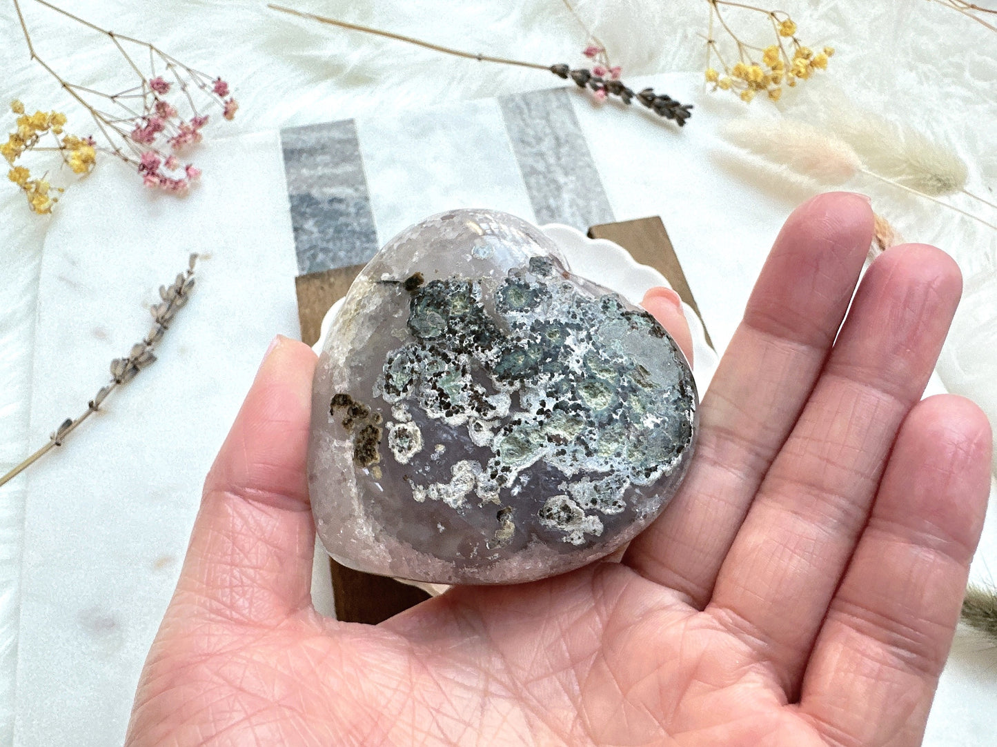 Amethyst Heart Cluster