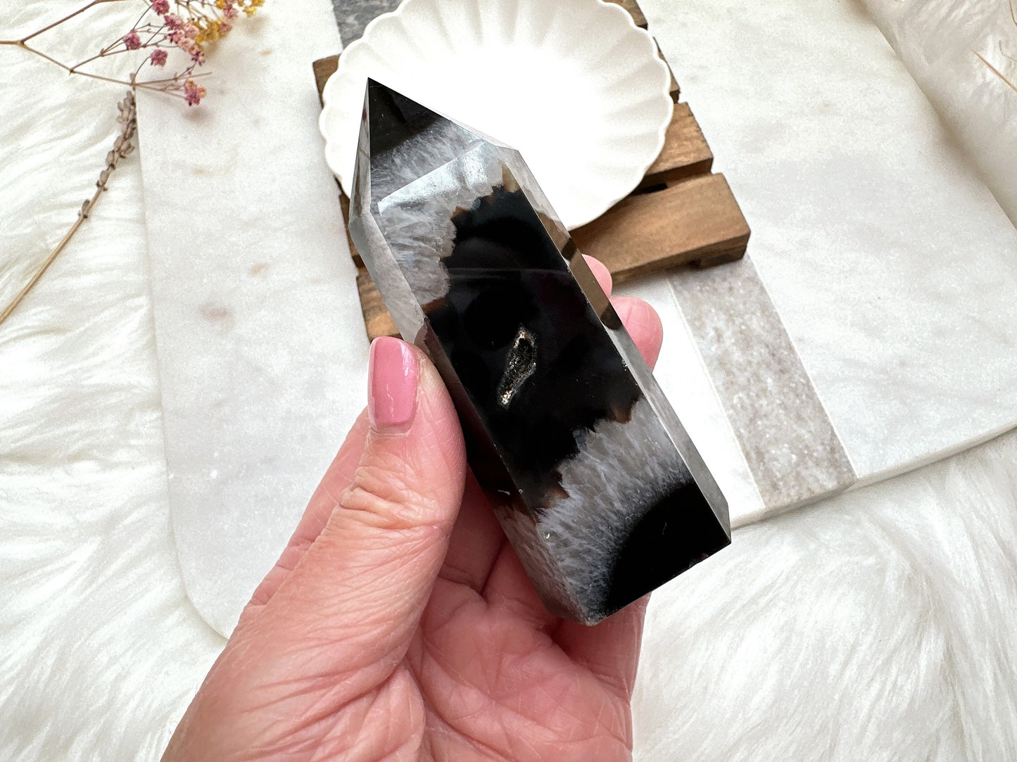Black Agate Tower Obelisk