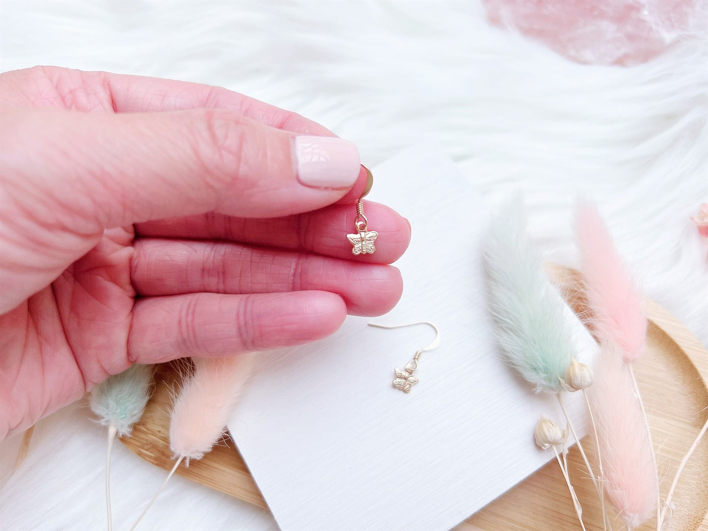 Butterfly Charm Earrings