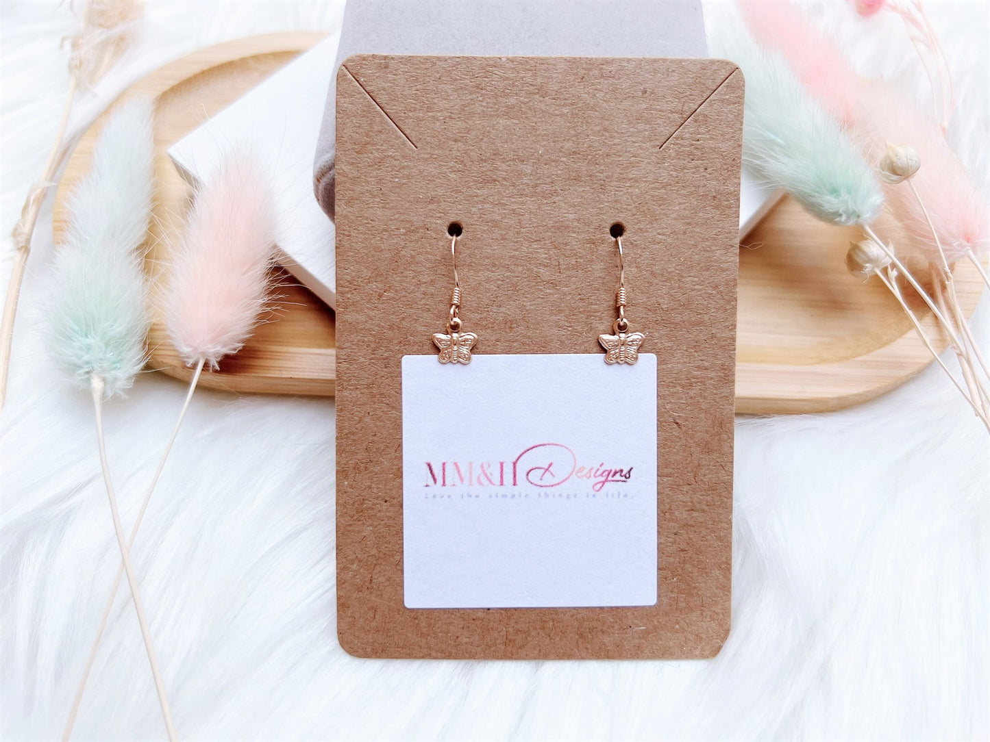 Butterfly Charm Earrings