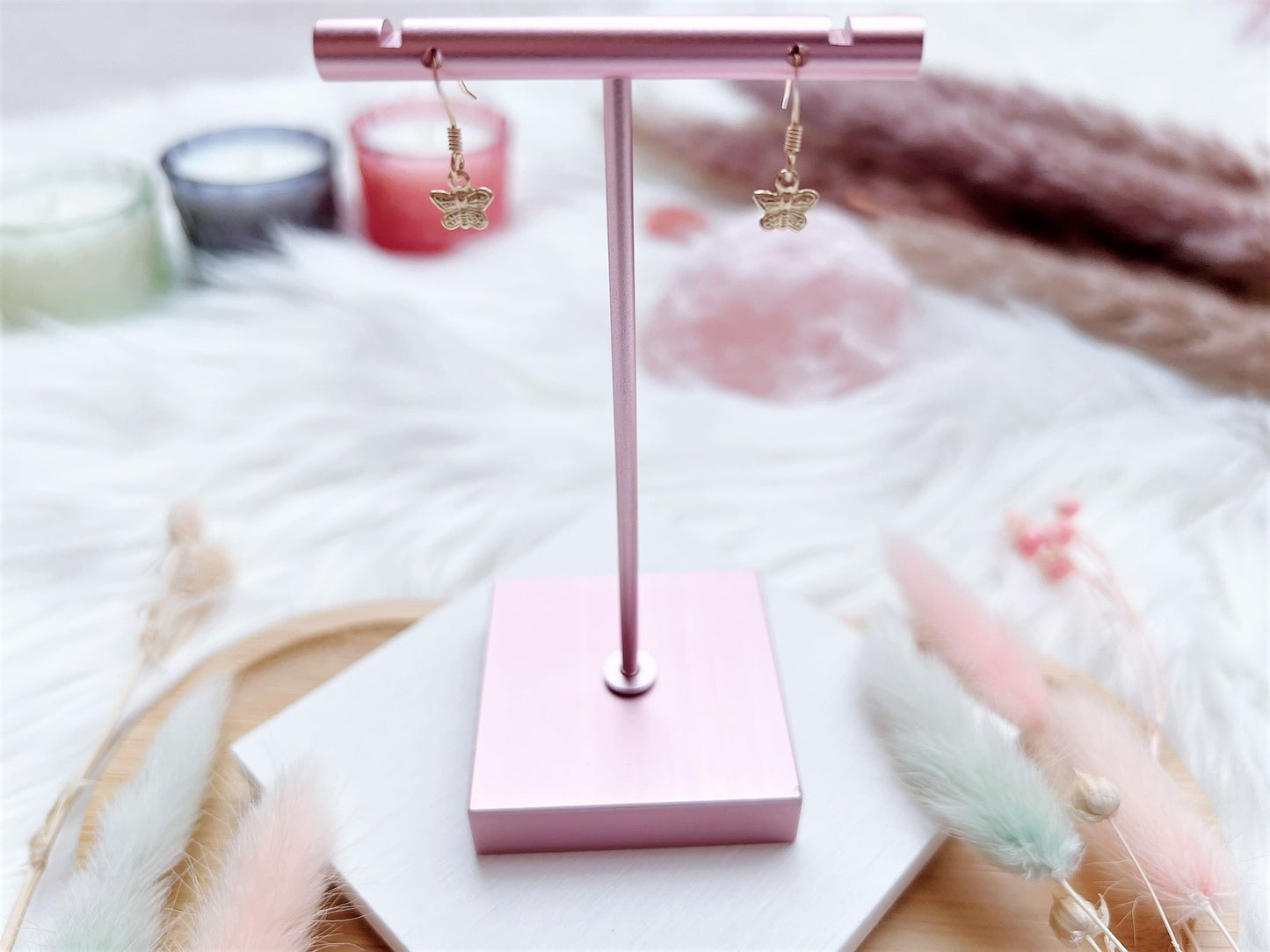 Butterfly Charm Earrings