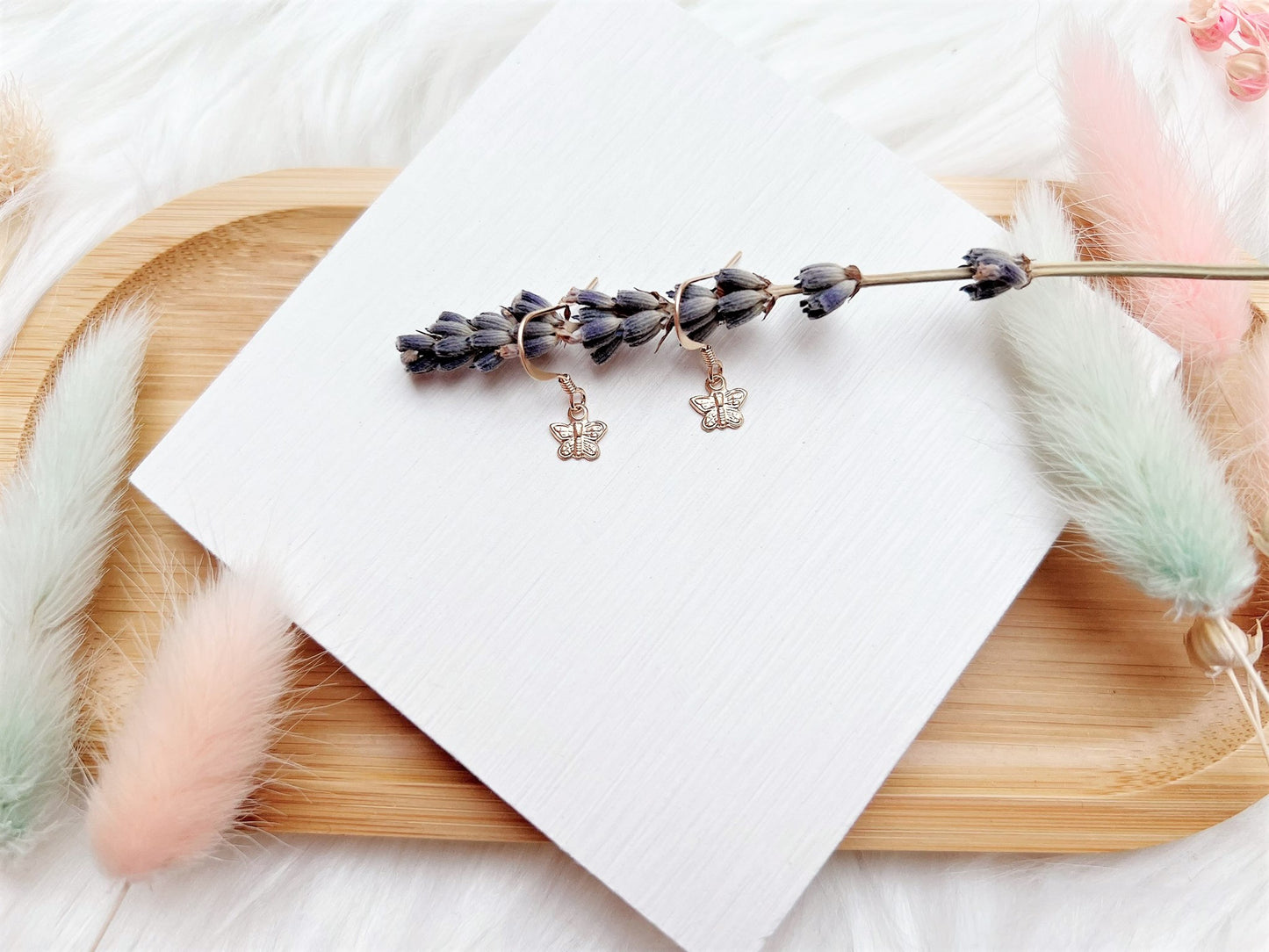 Butterfly Charm Earrings