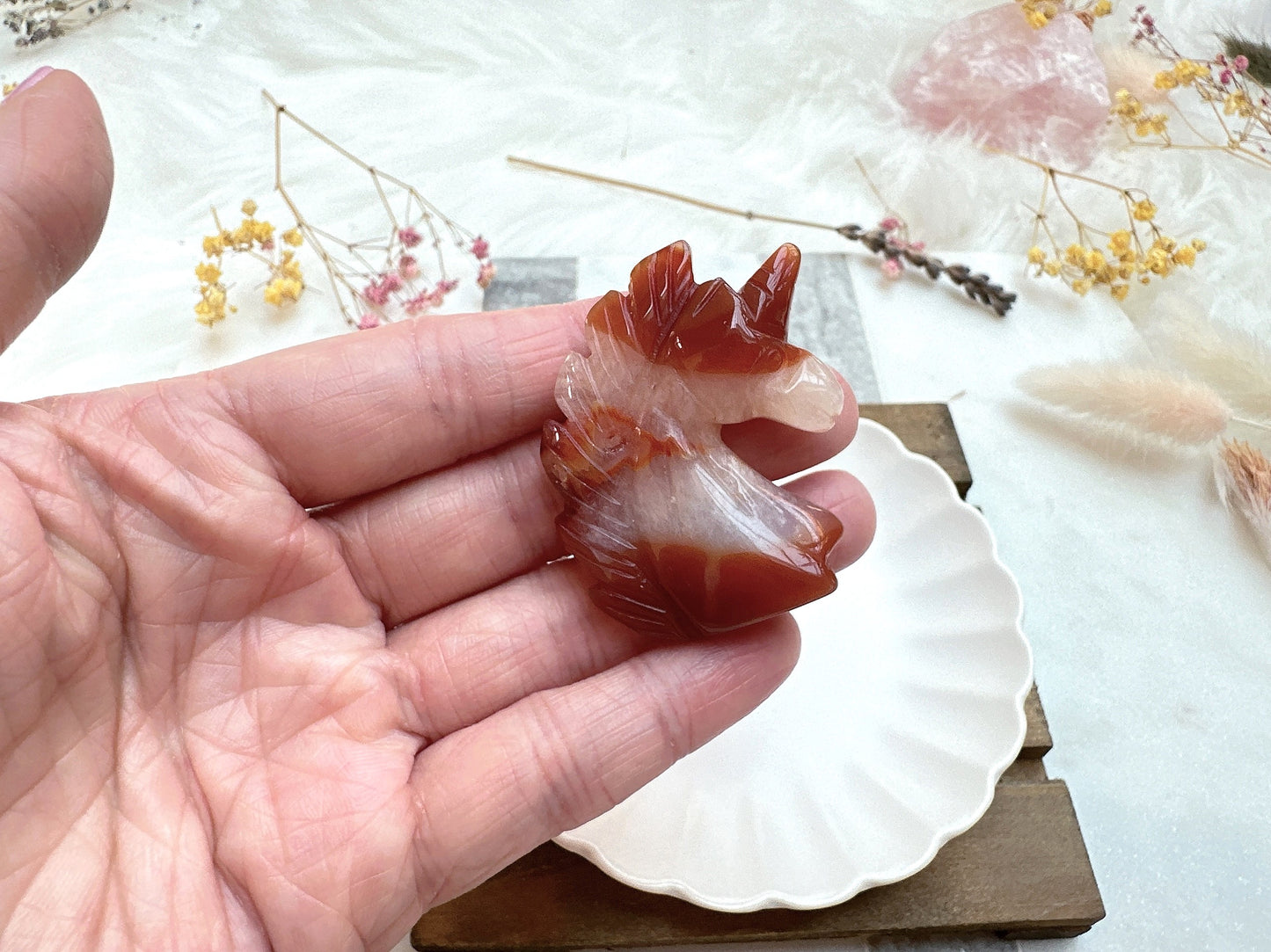 Small Carnelian Unicorn