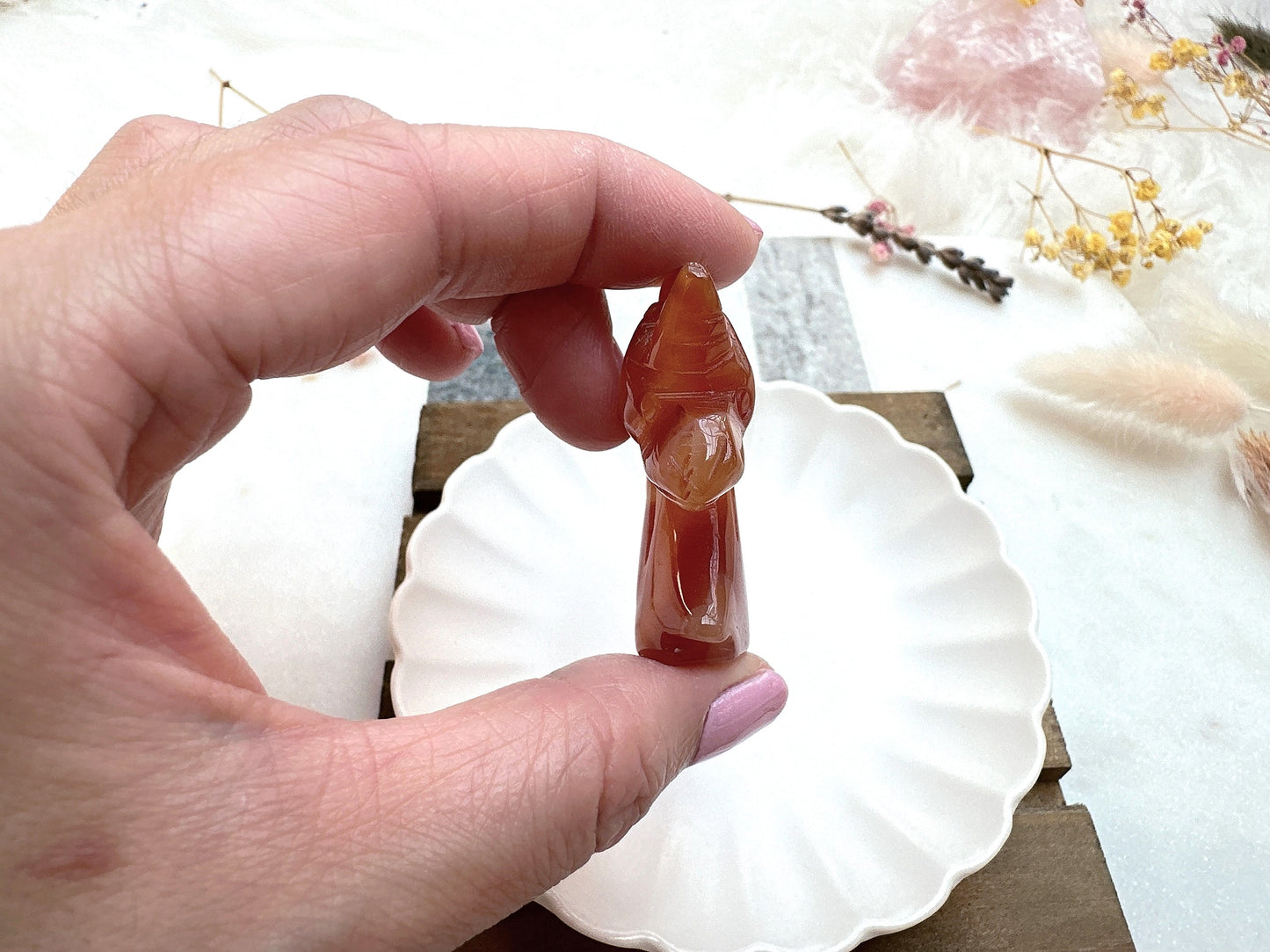 Small Carnelian Unicorn