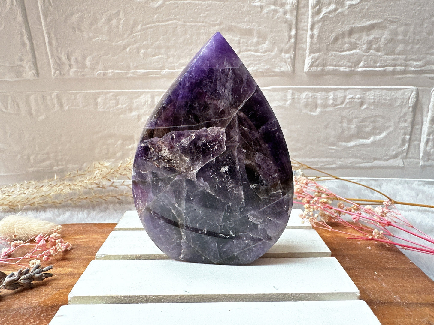 Chevron Amethyst Flame