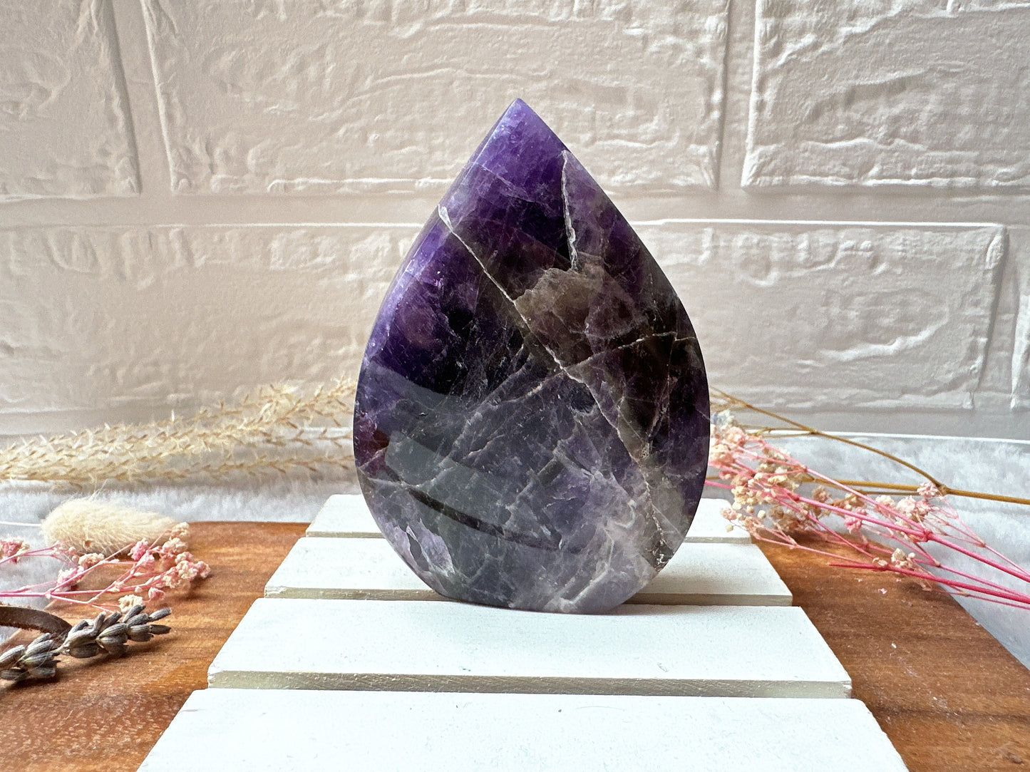 Chevron Amethyst Flame