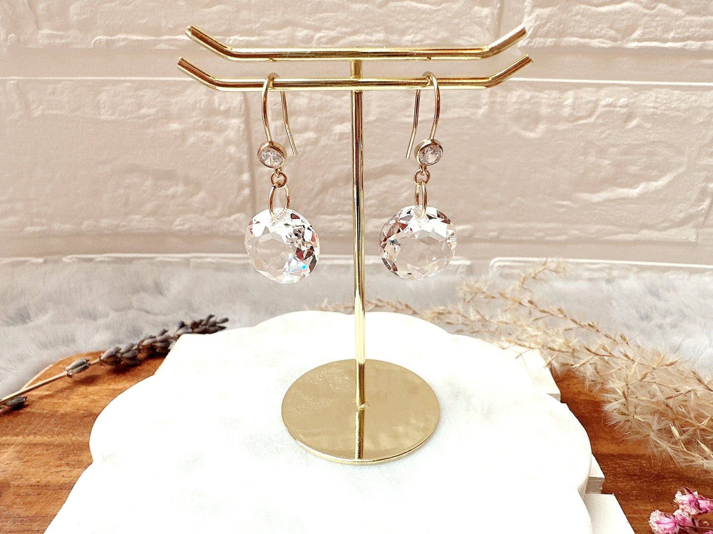 Classic Cut Crystal Earrings