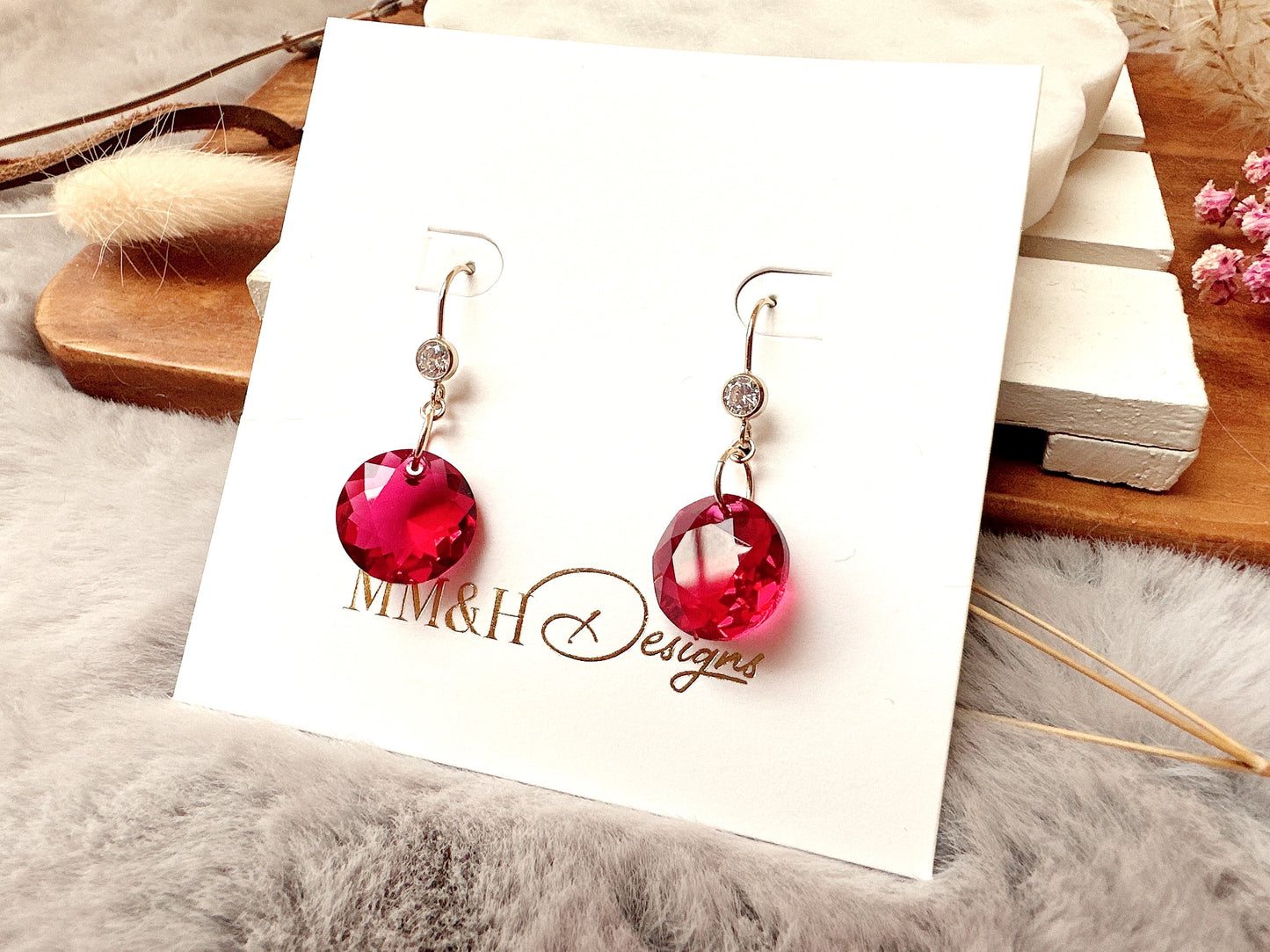 Classic Cut Crystal Earrings