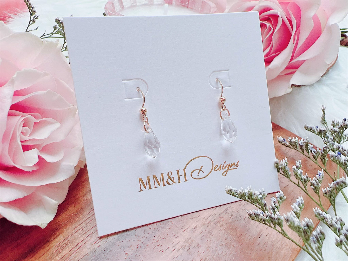 Crystal Drop Earrings