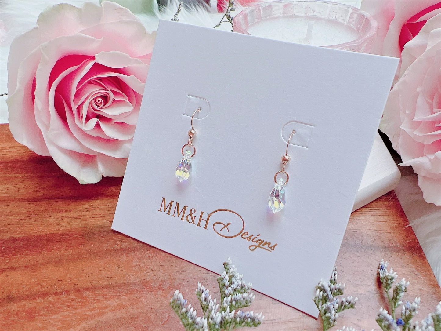 Crystal Drop Earrings