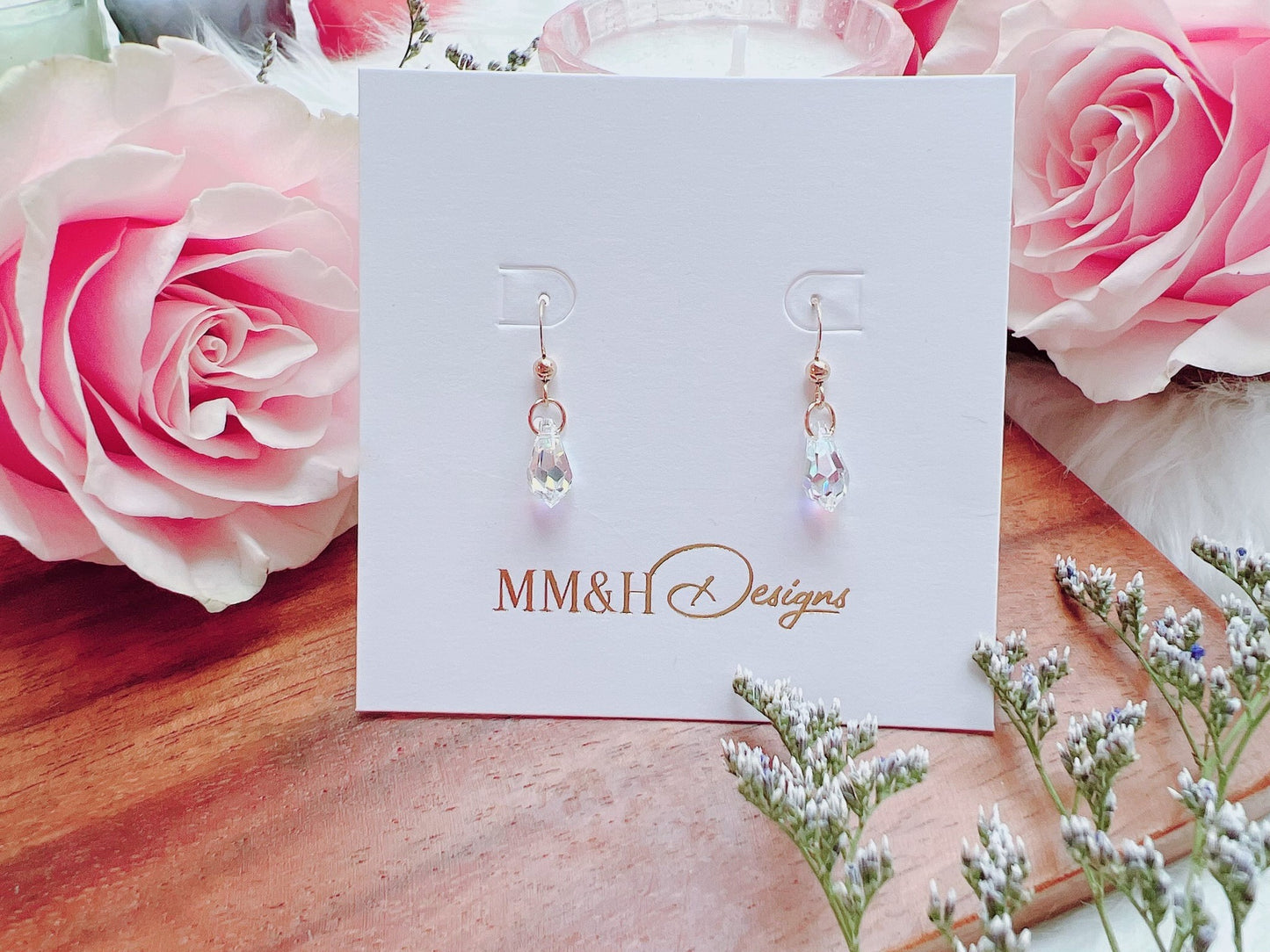 Crystal Drop Earrings