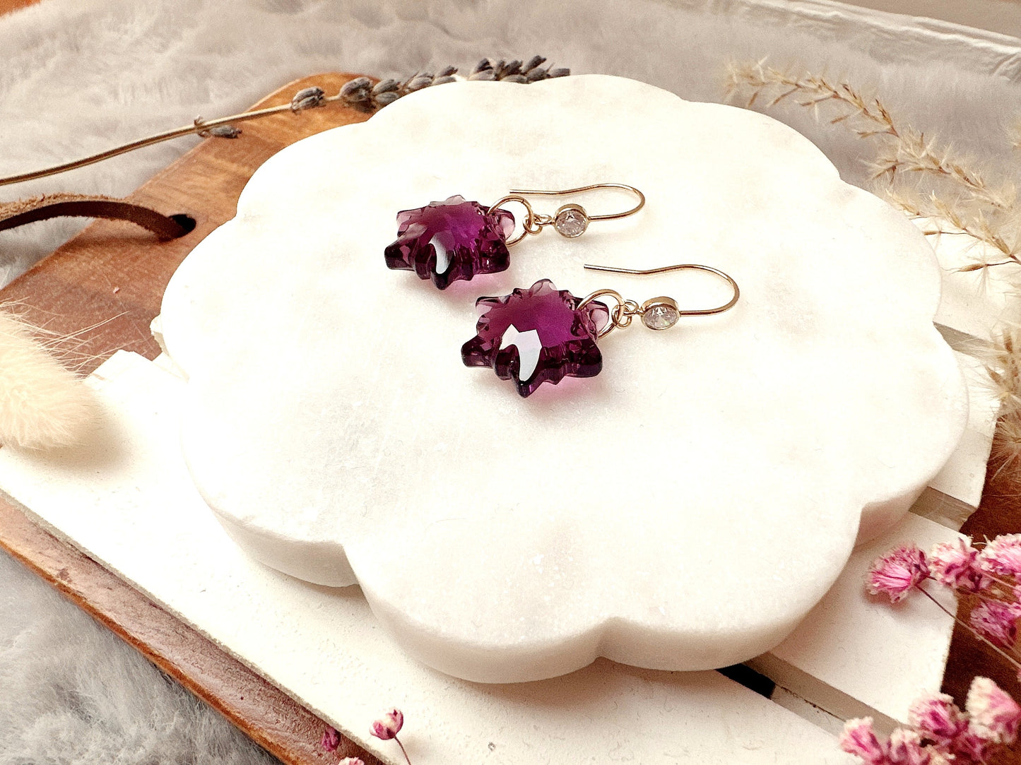 Edelweiss Crystal Earrings