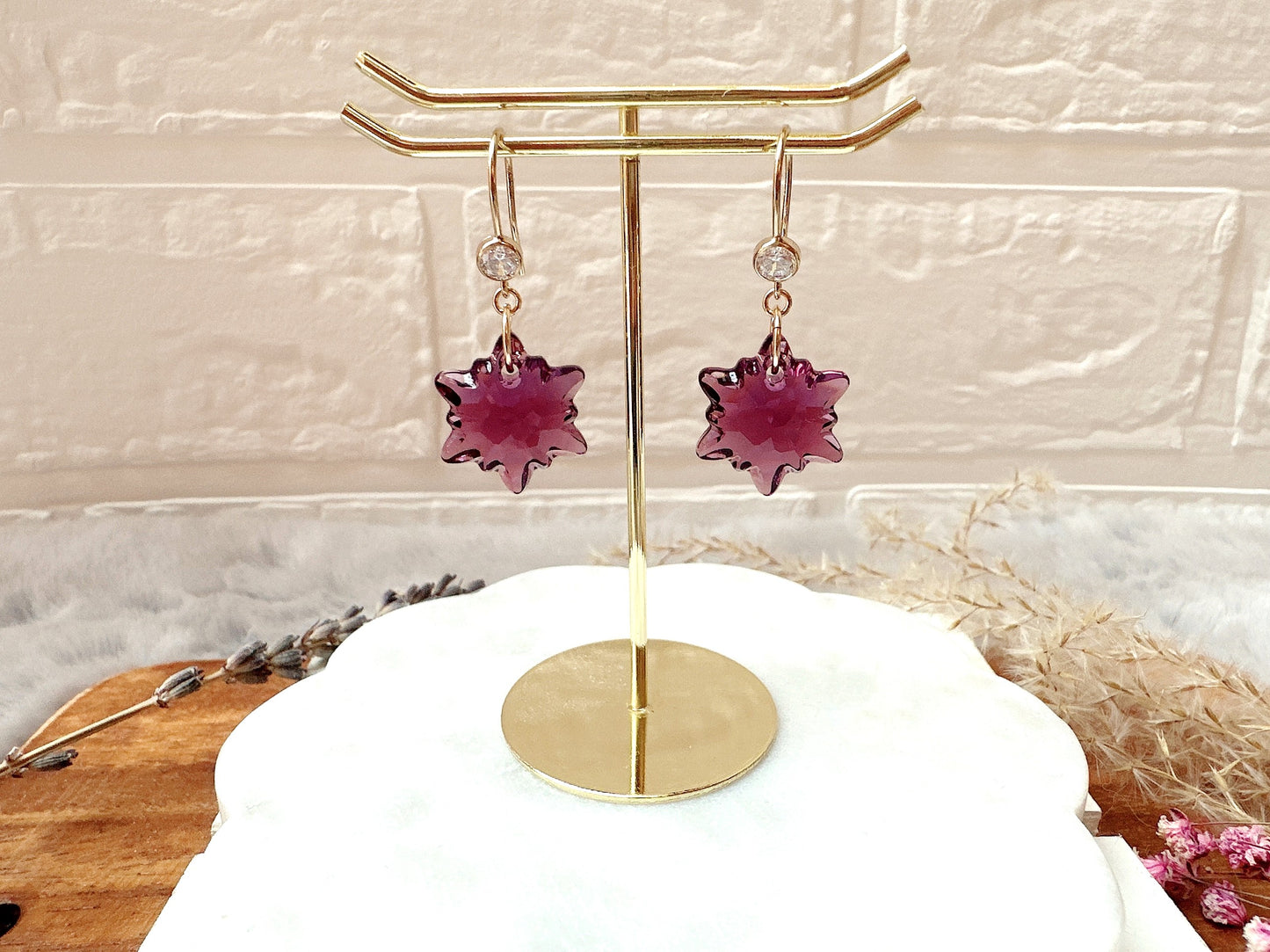 Edelweiss Crystal Earrings