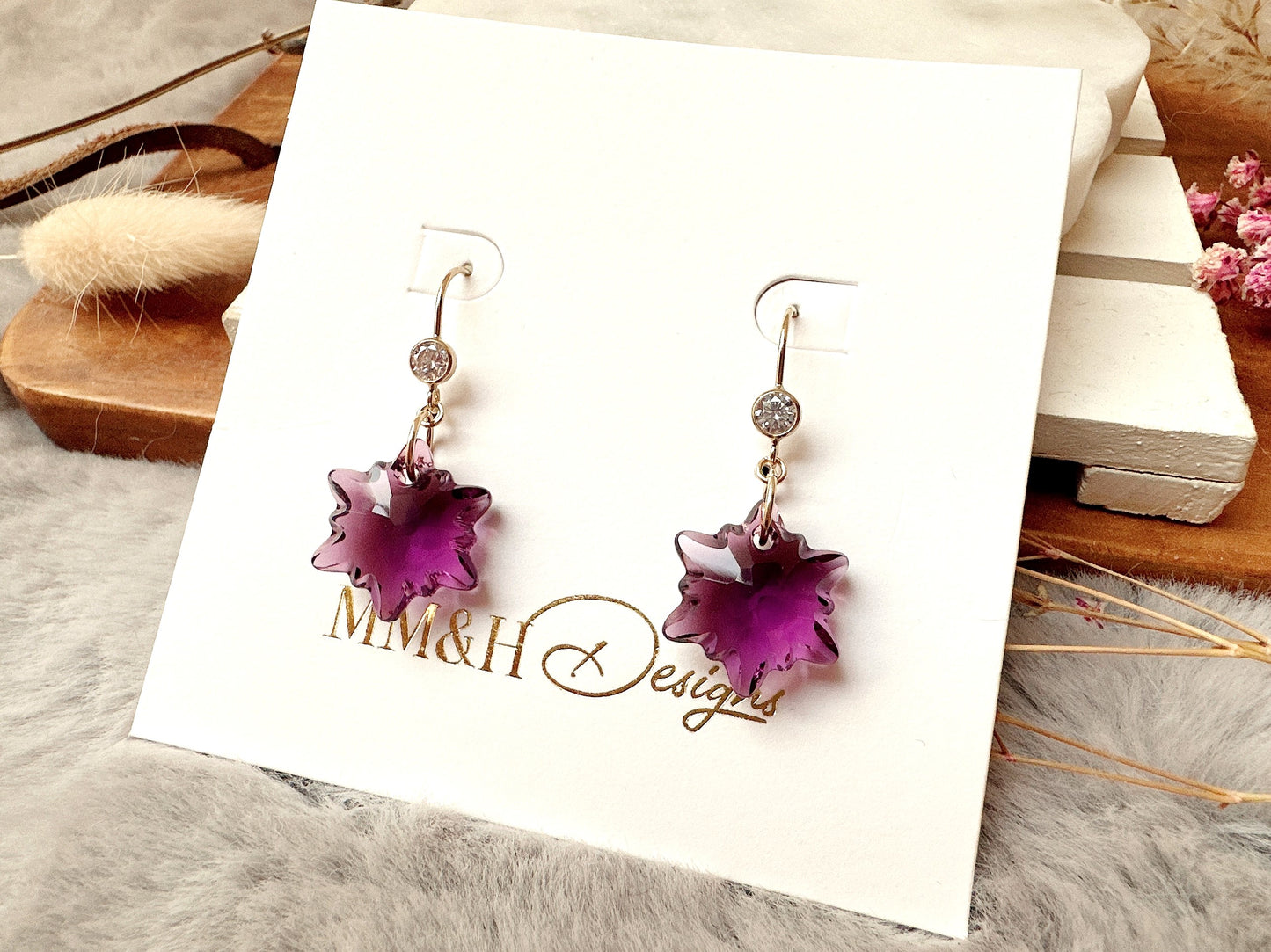 Edelweiss Crystal Earrings