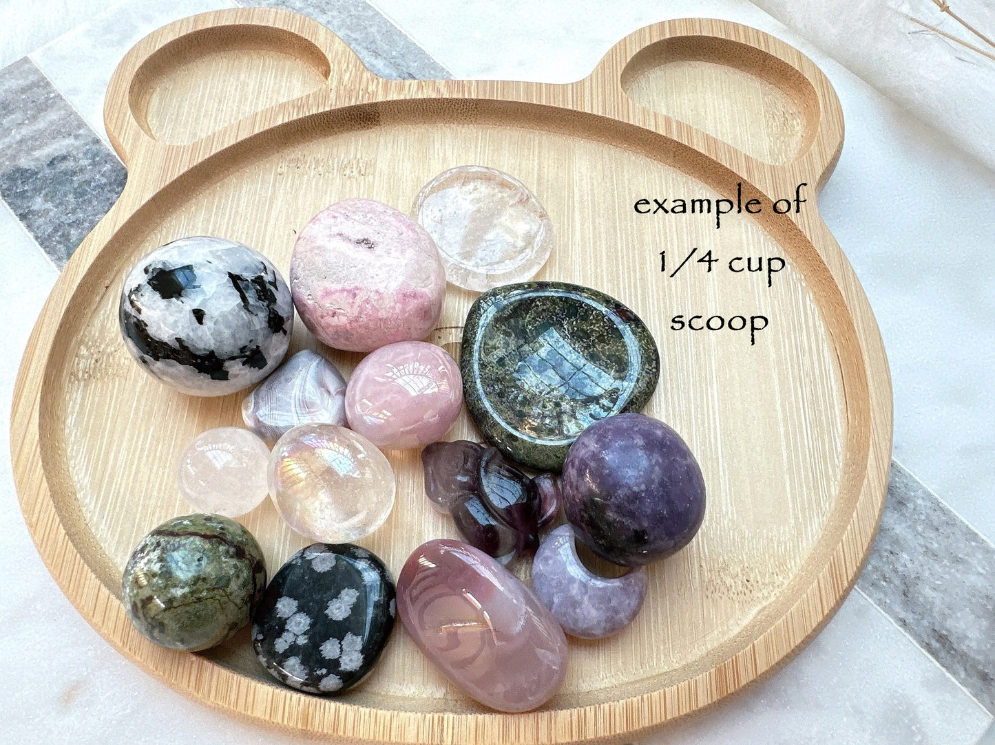 Fairy Tale Winter Crystal Confetti Scoop
