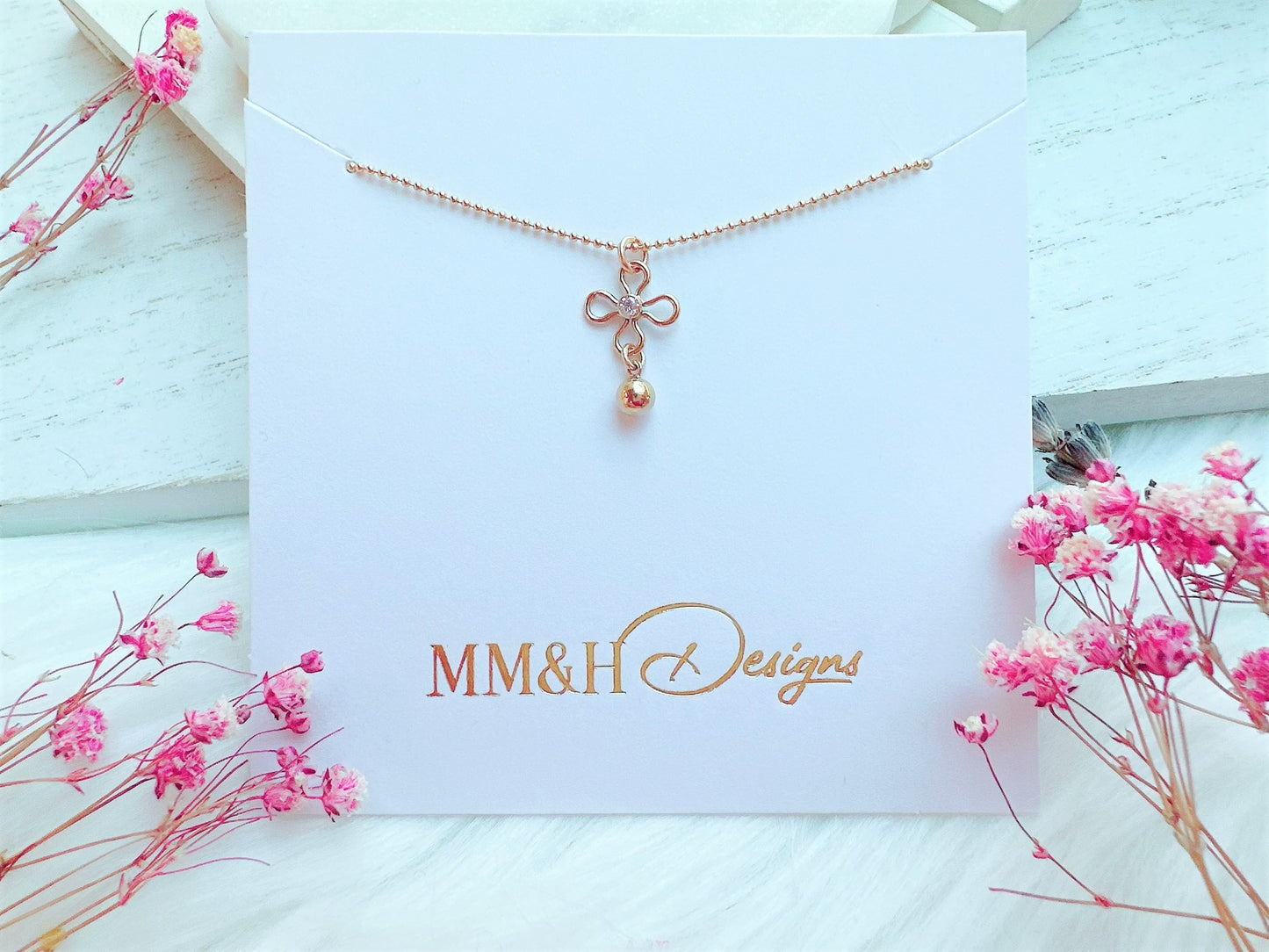 Flower Charm Necklace