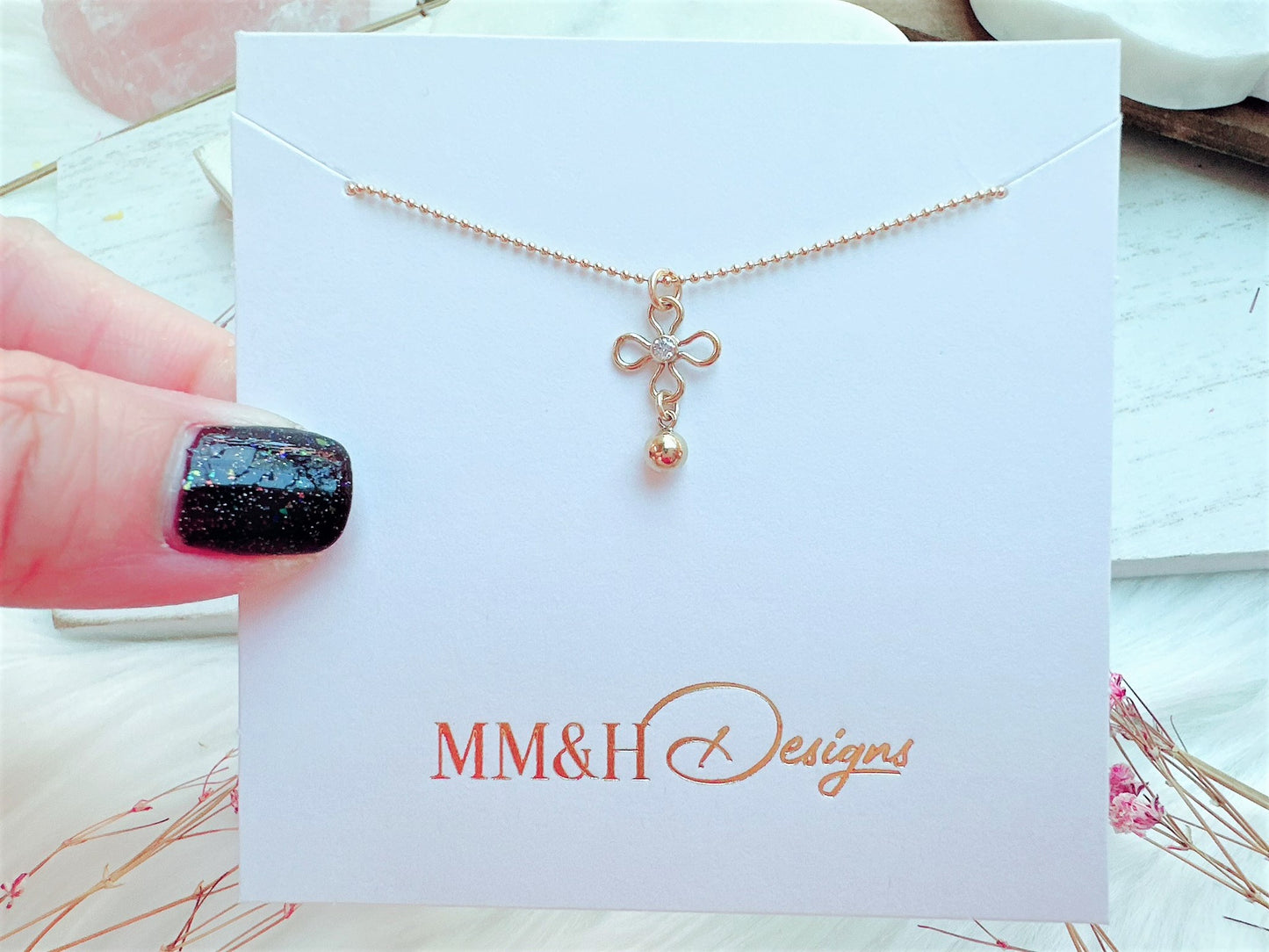 Flower Charm Necklace