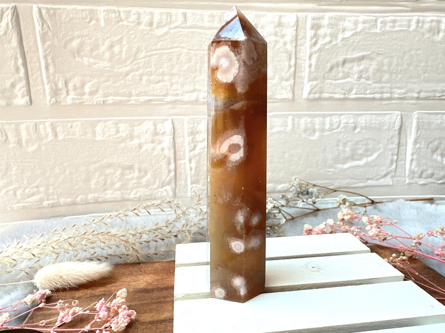 Flower Agate Tower Obelisk