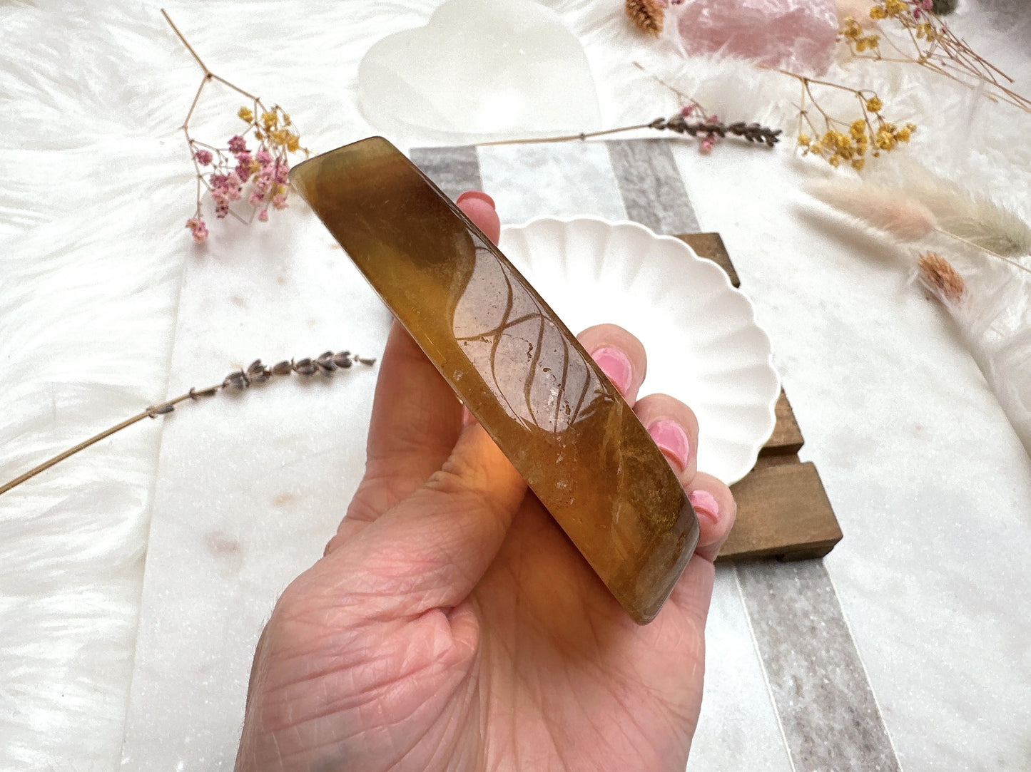Small Fluorite Water Droplet Bowl