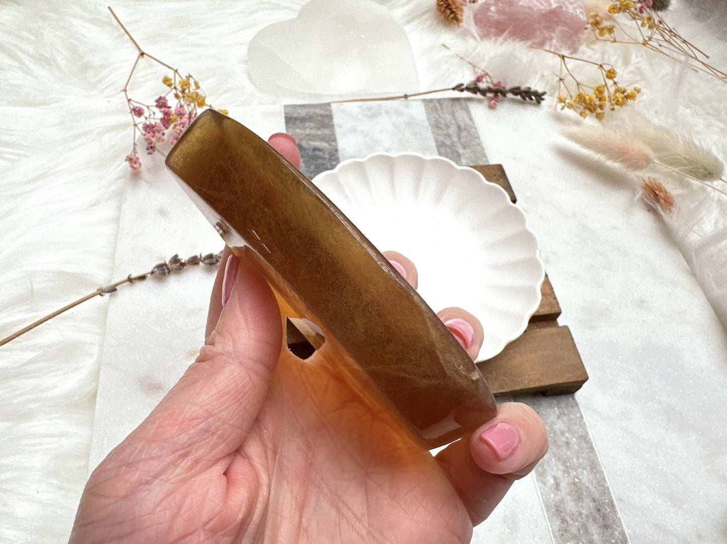 Small Fluorite Water Droplet Bowl
