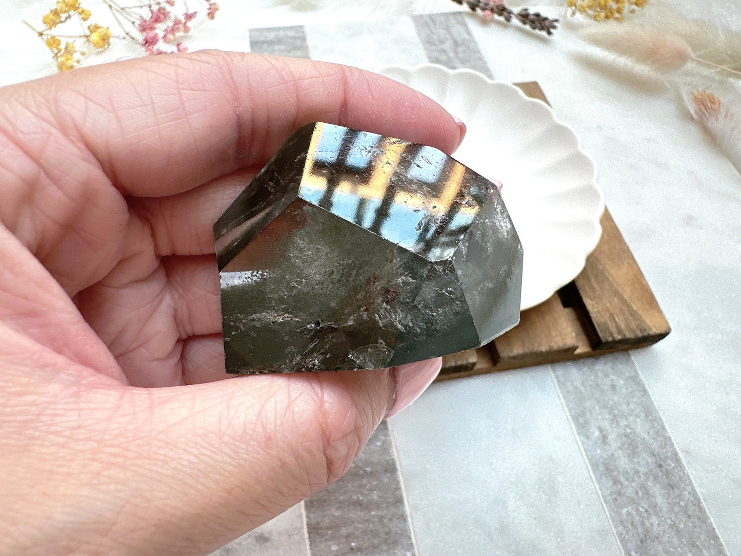 Small Garden Quartz Lodalite Free Form