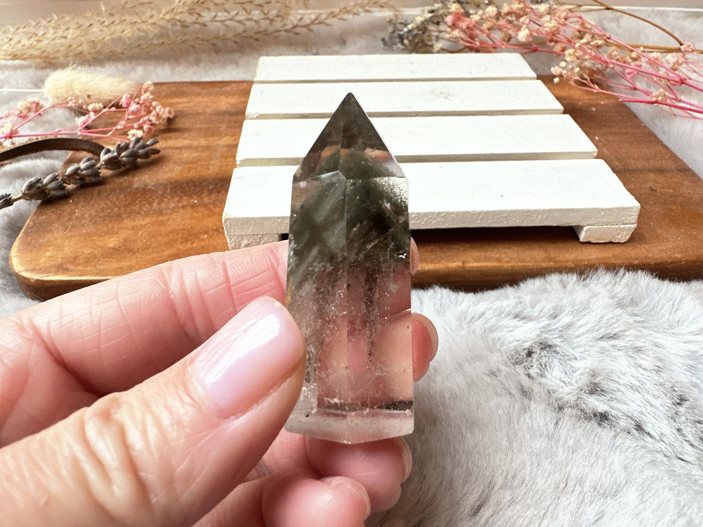 Mini Garden Quartz Tower Obelisk