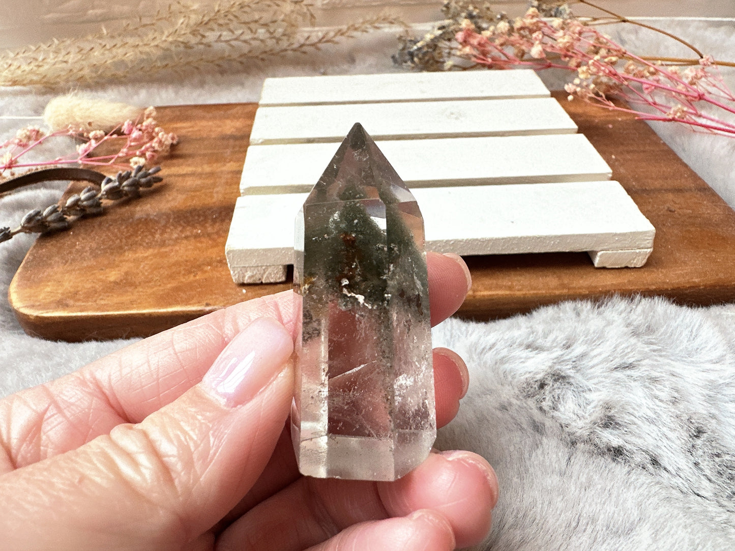 Mini Garden Quartz Tower Obelisk