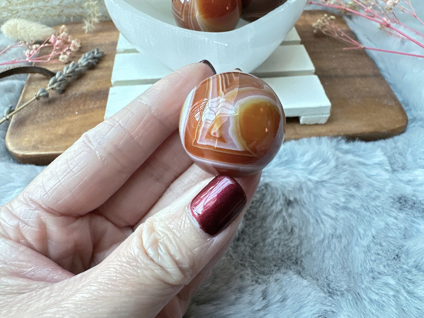 One Small Sardonyx Sphere