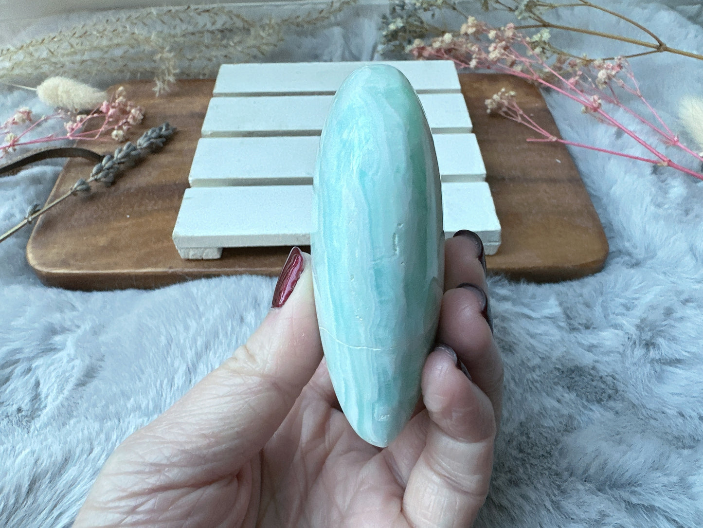 Caribbean Calcite Heart