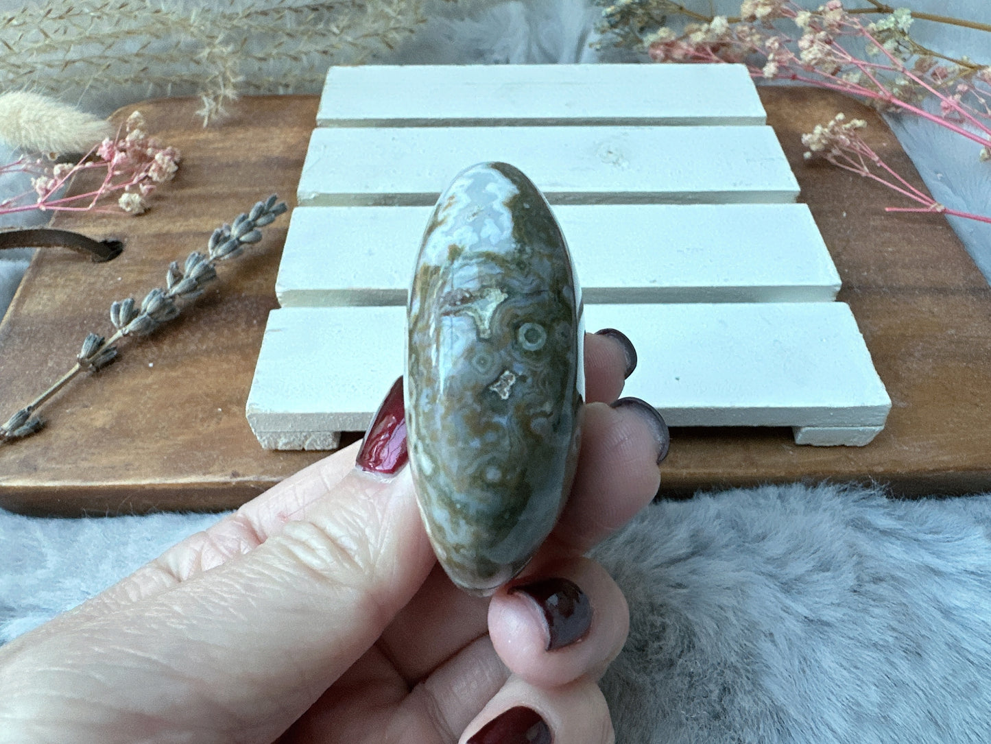 Ocean Jasper Palm Stone
