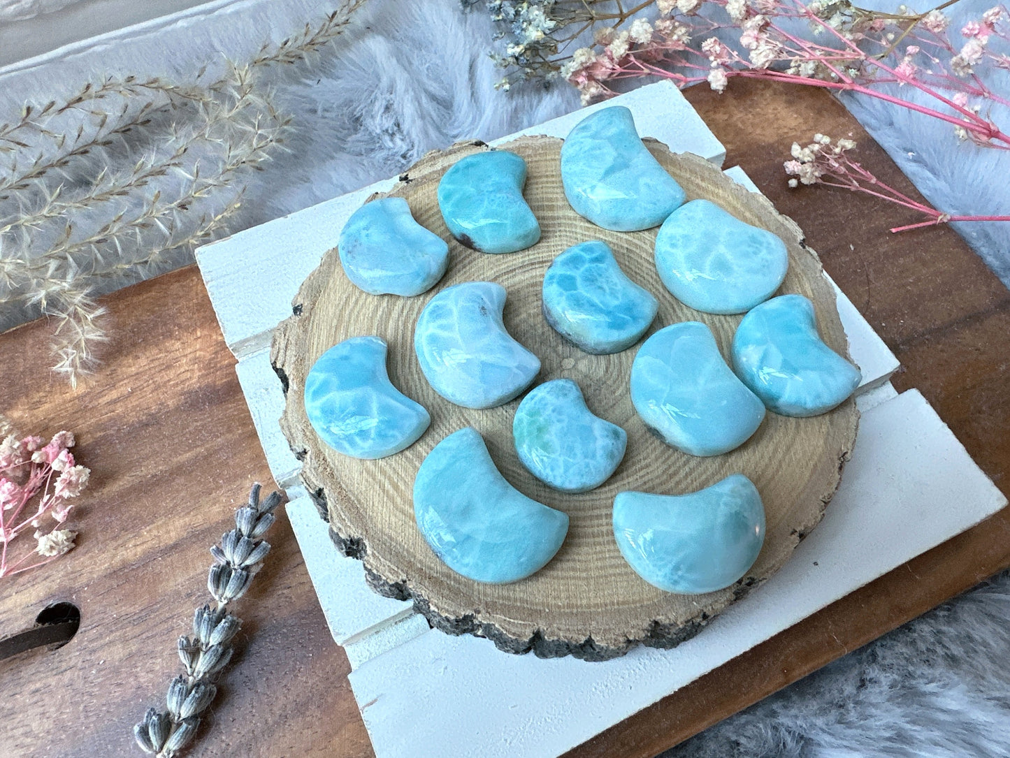 Tiny Larimar Moon