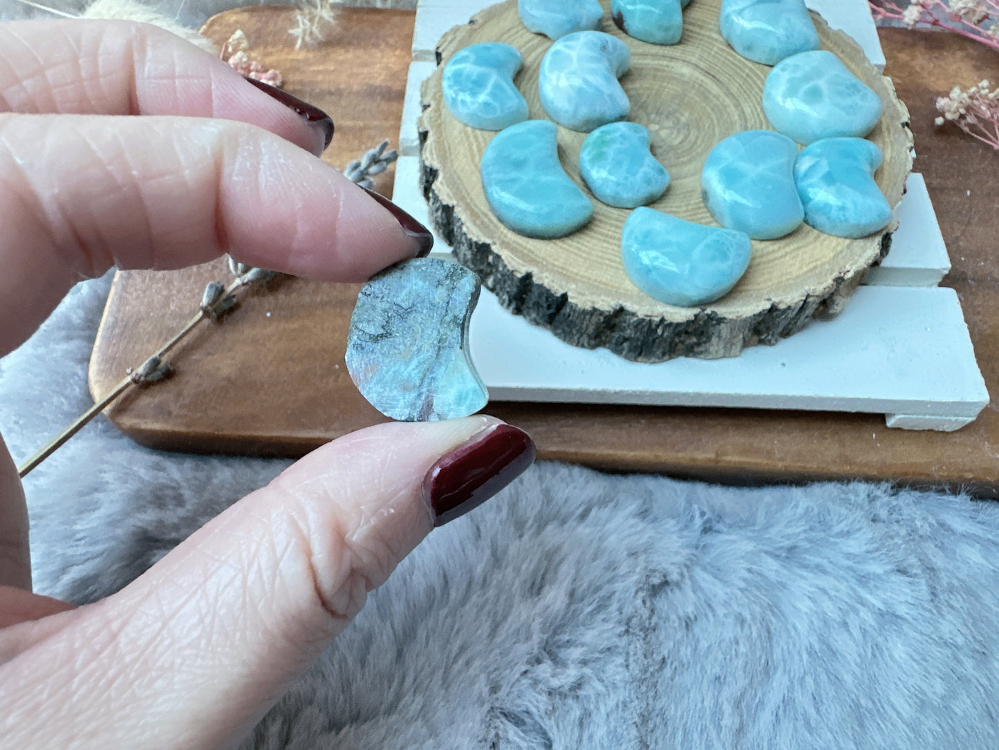 Tiny Larimar Moon