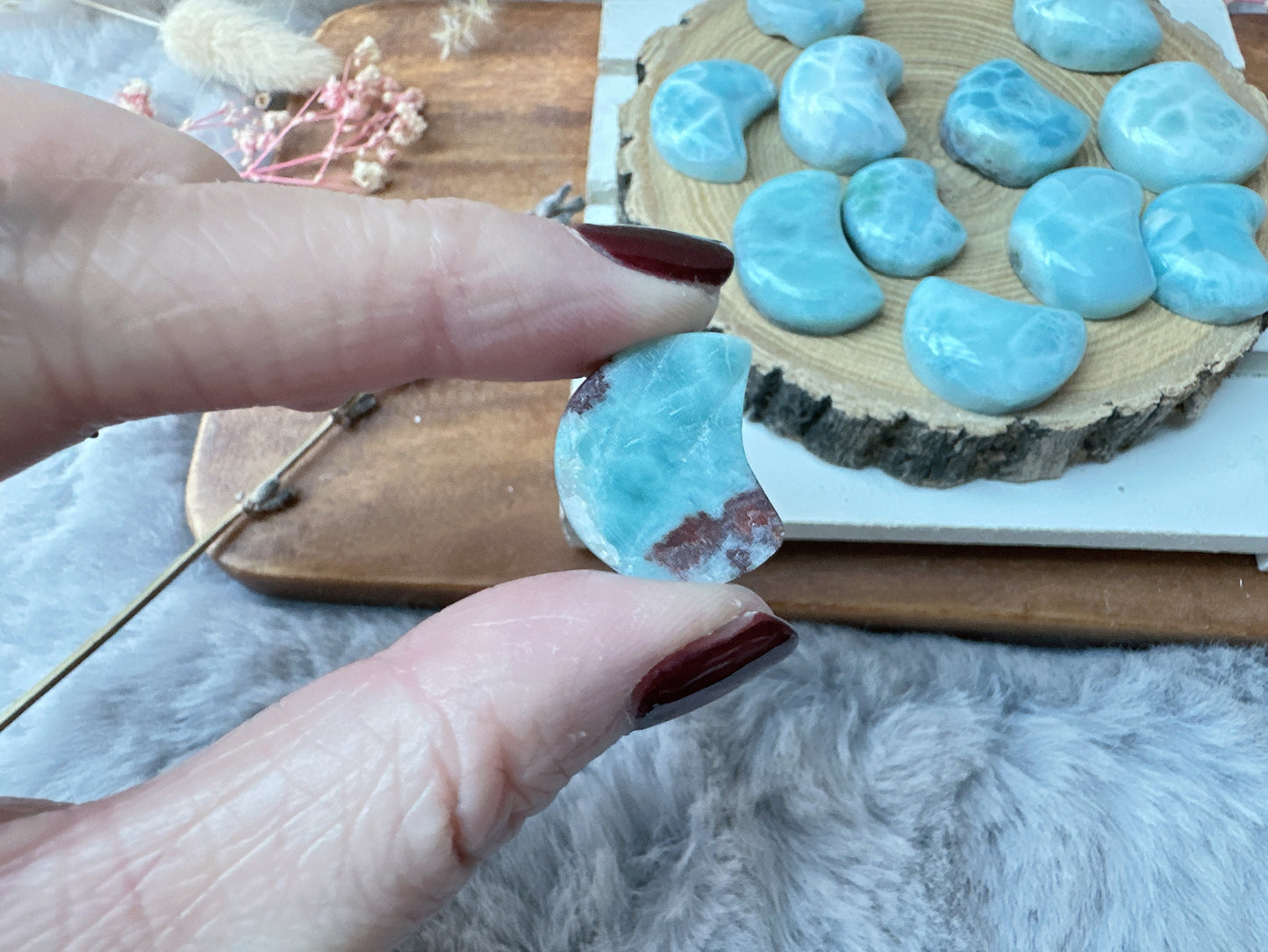 Tiny Larimar Moon