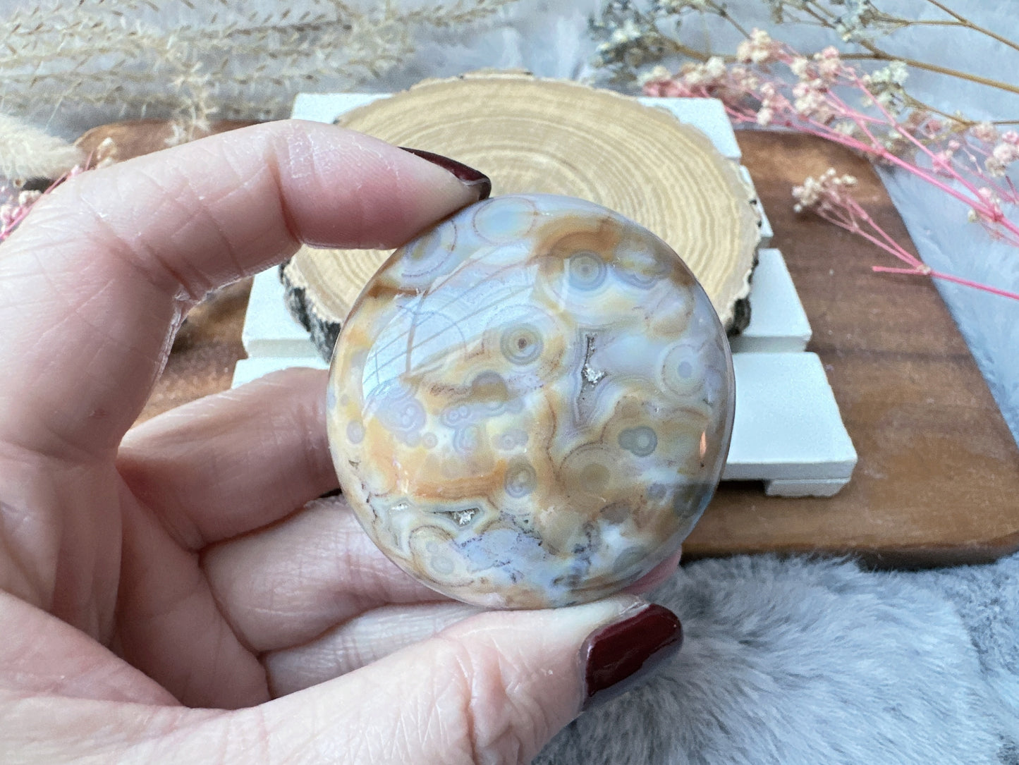 Ocean Jasper Palm Stone