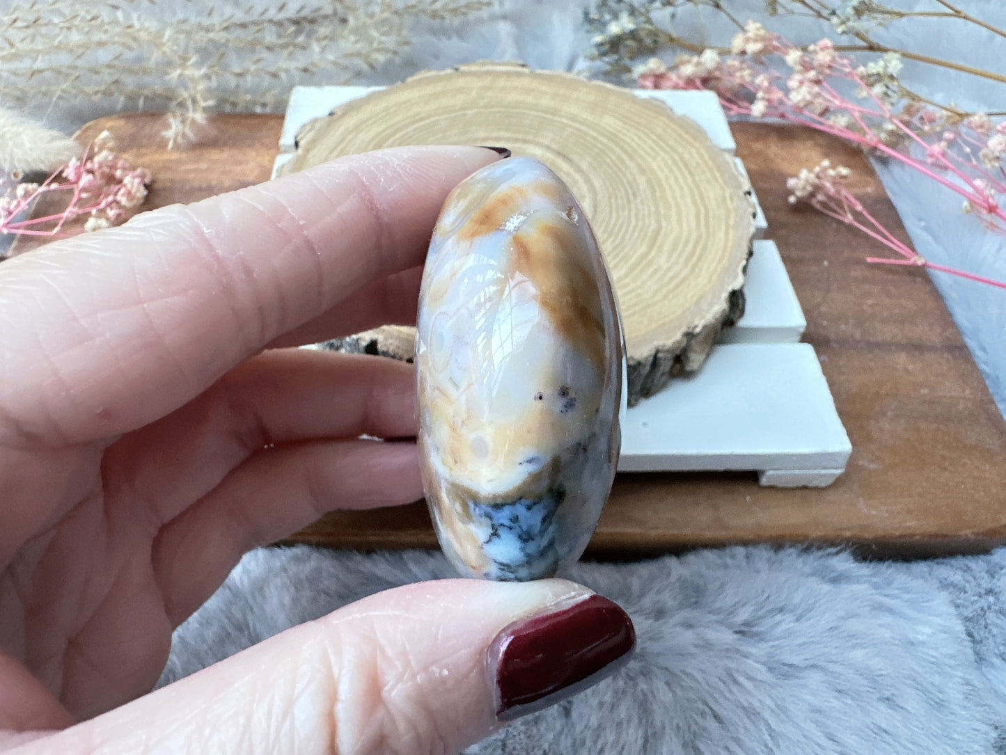 Ocean Jasper Palm Stone
