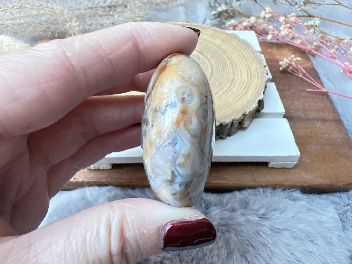 Ocean Jasper Palm Stone