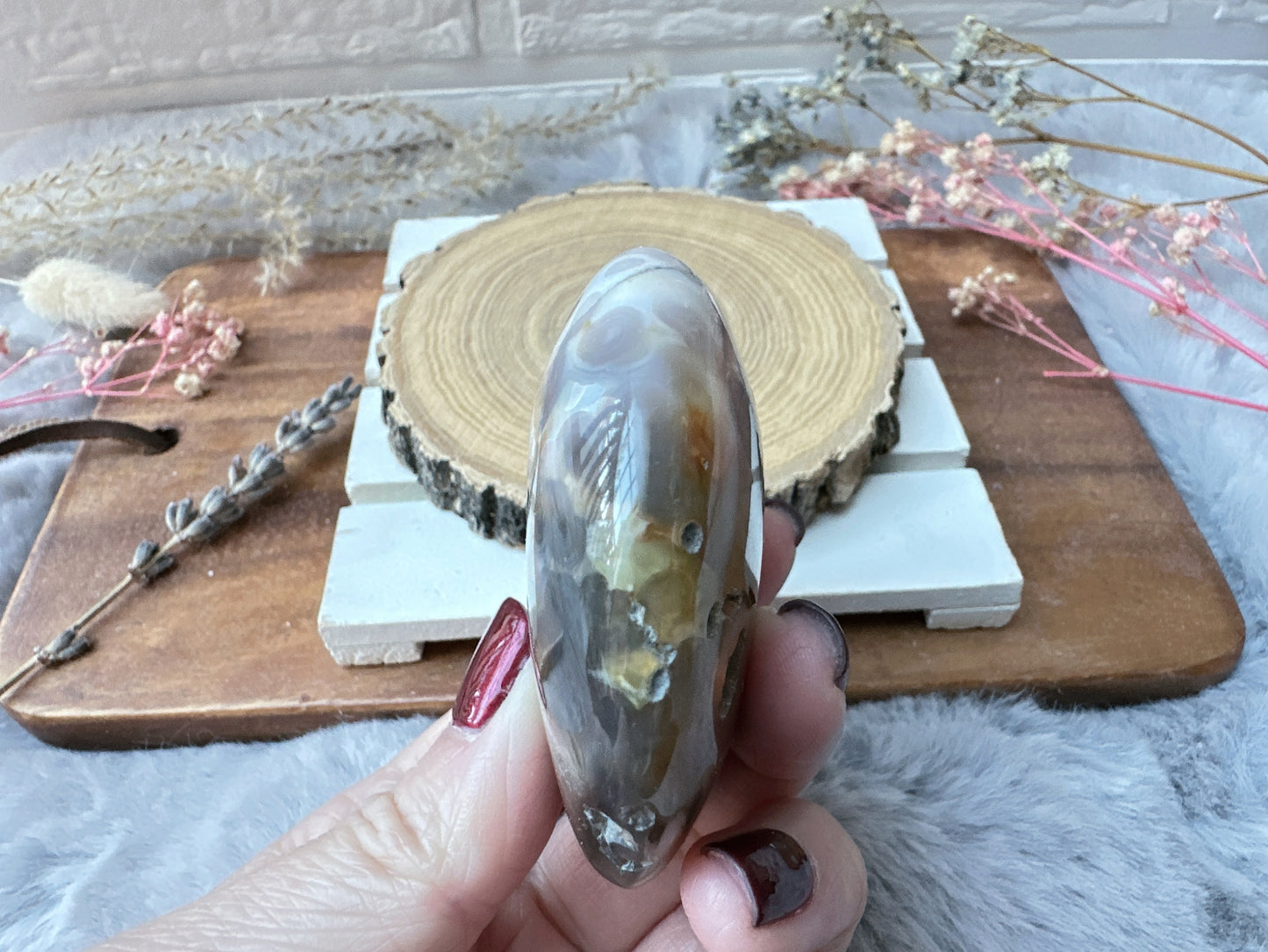 Ocean Jasper Palm Stone