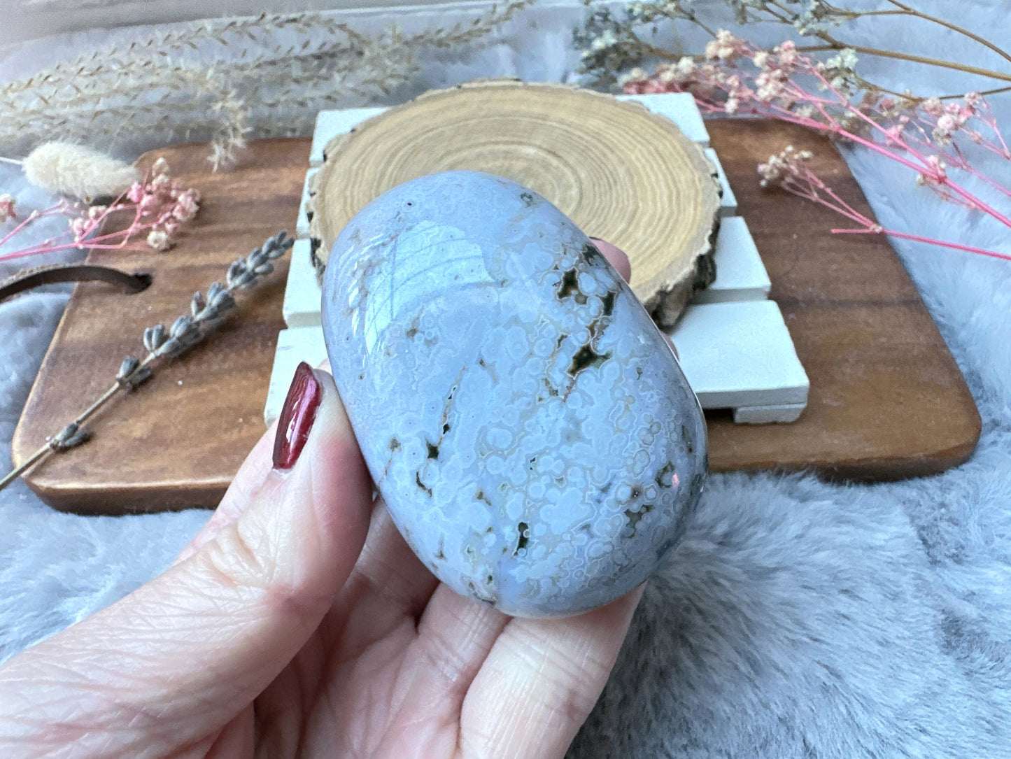 Ocean Jasper Palm Stone
