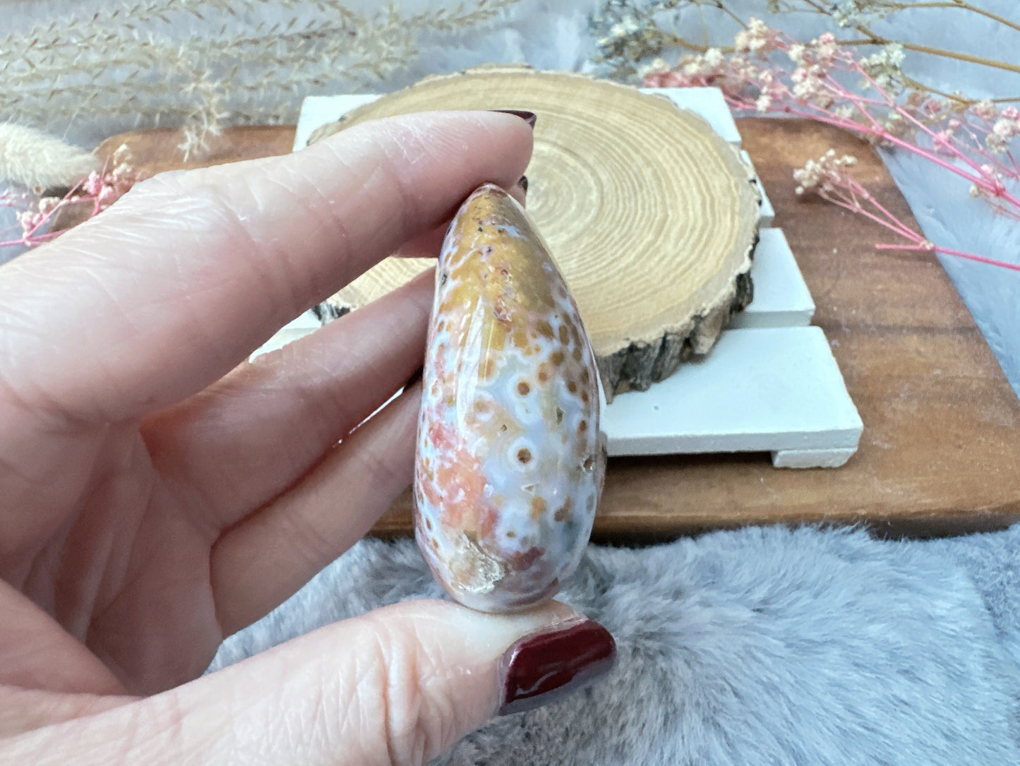 Ocean Jasper Palm Stone