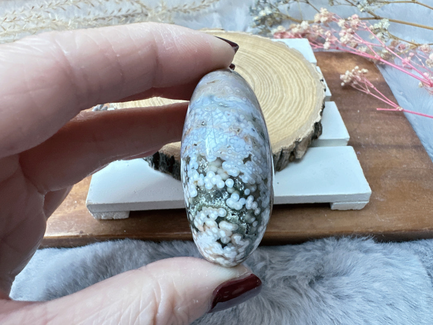 Ocean Jasper Palm Stone