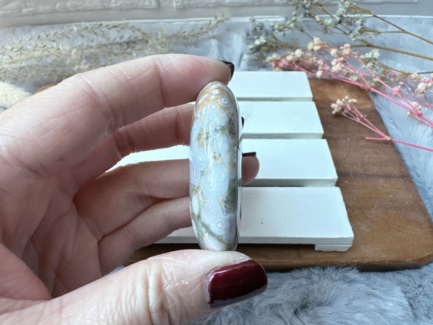 Ocean Jasper Palm Stone