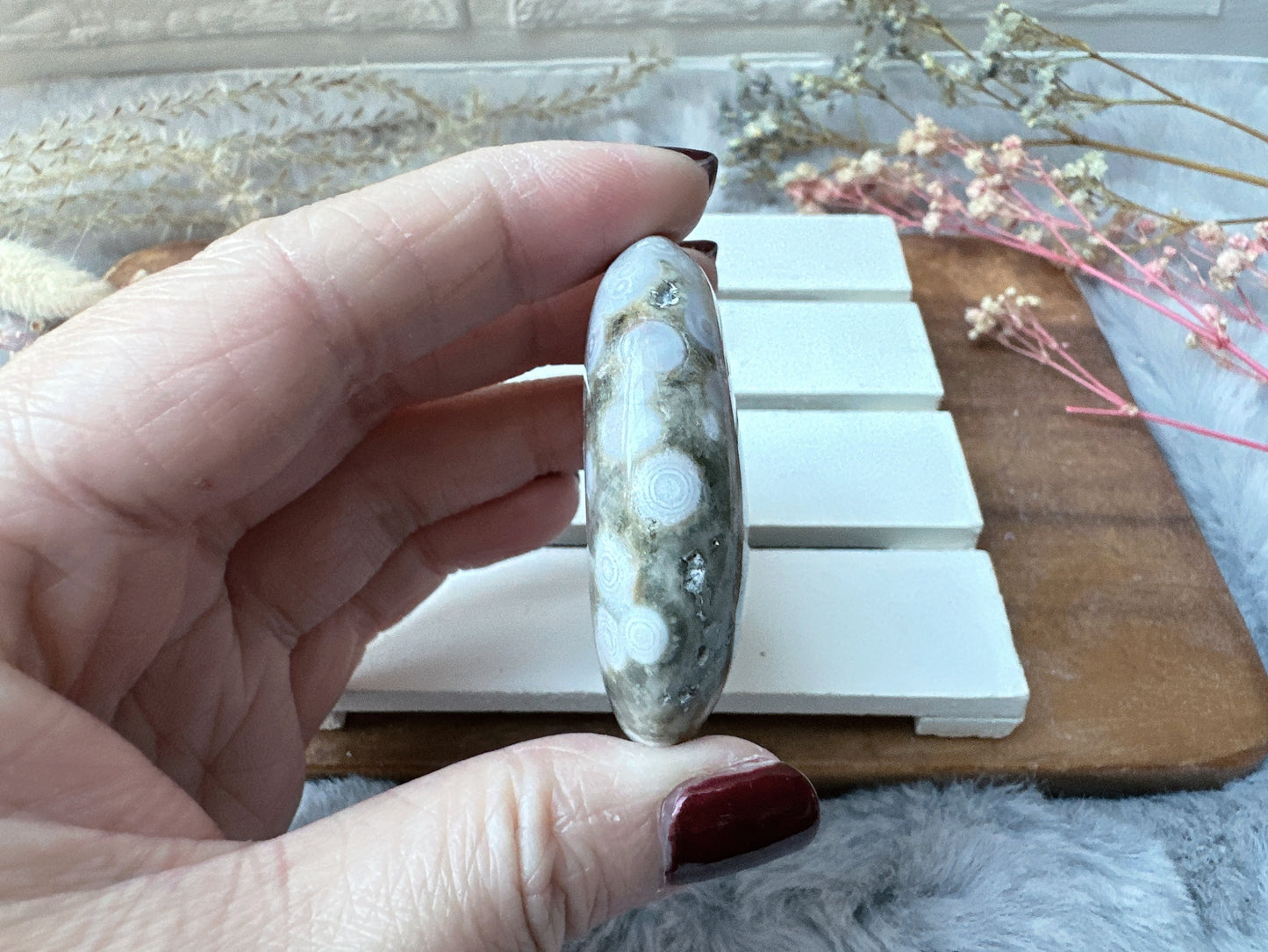 Ocean Jasper Palm Stone